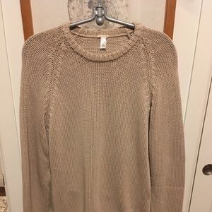 Massimo mens med beige sweater